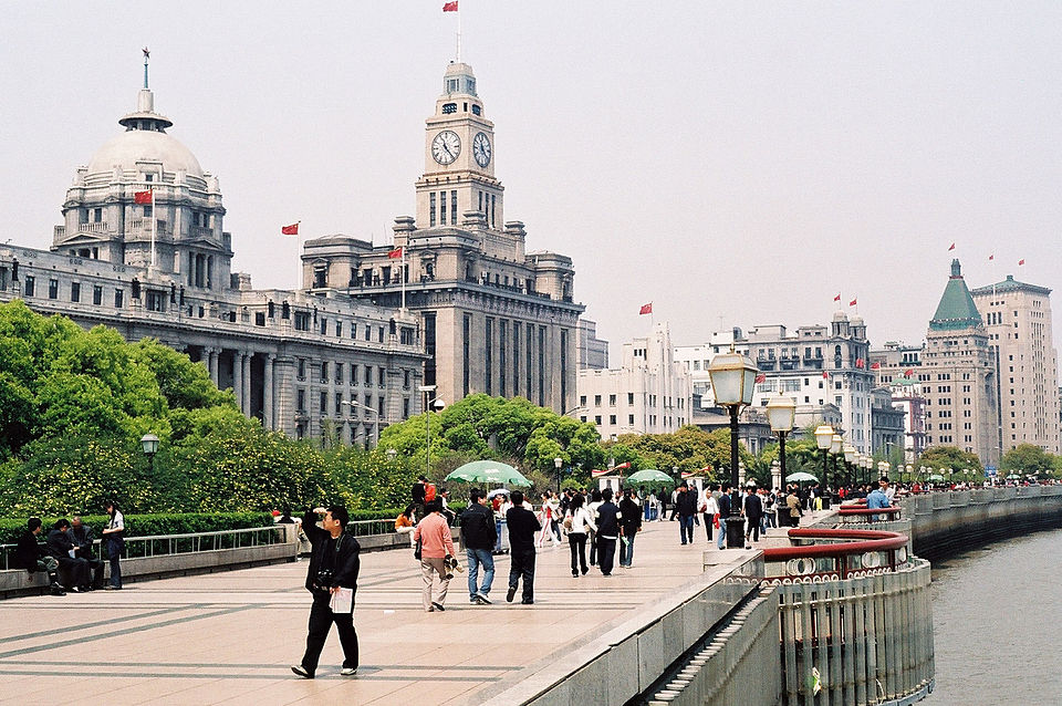 Ponto Turístico The Bund em Xangai