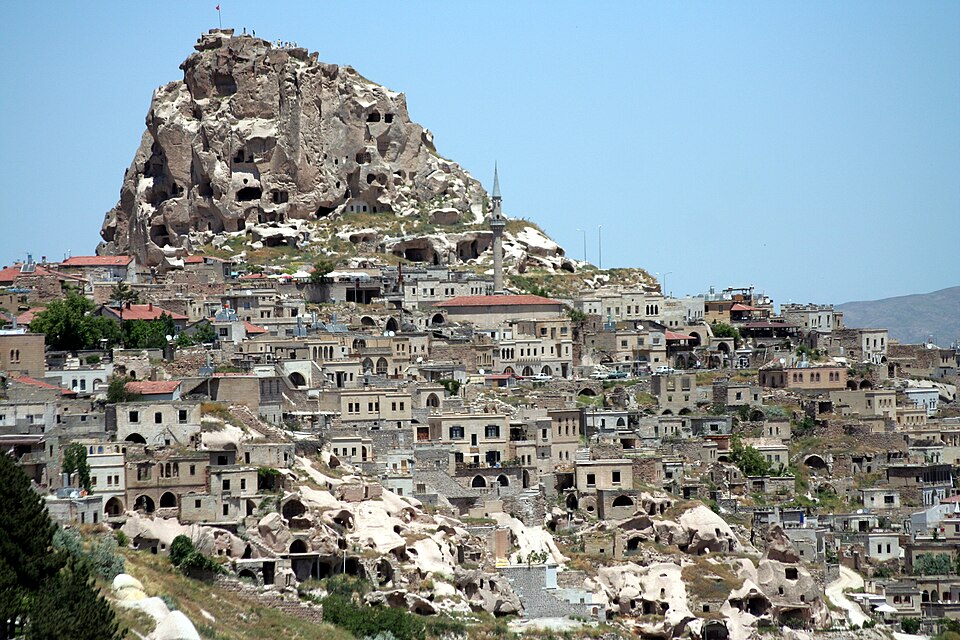 Ponto Turístico Castelo de Uçhisar em Göreme