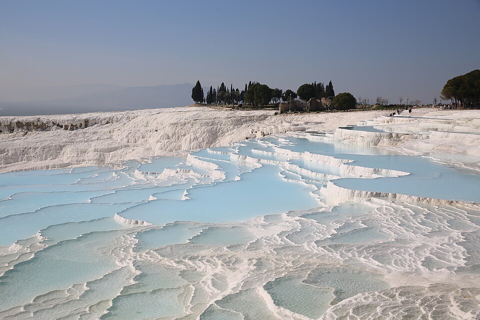 Ponto Turístico Terraços de Travertino em Pamukkale
