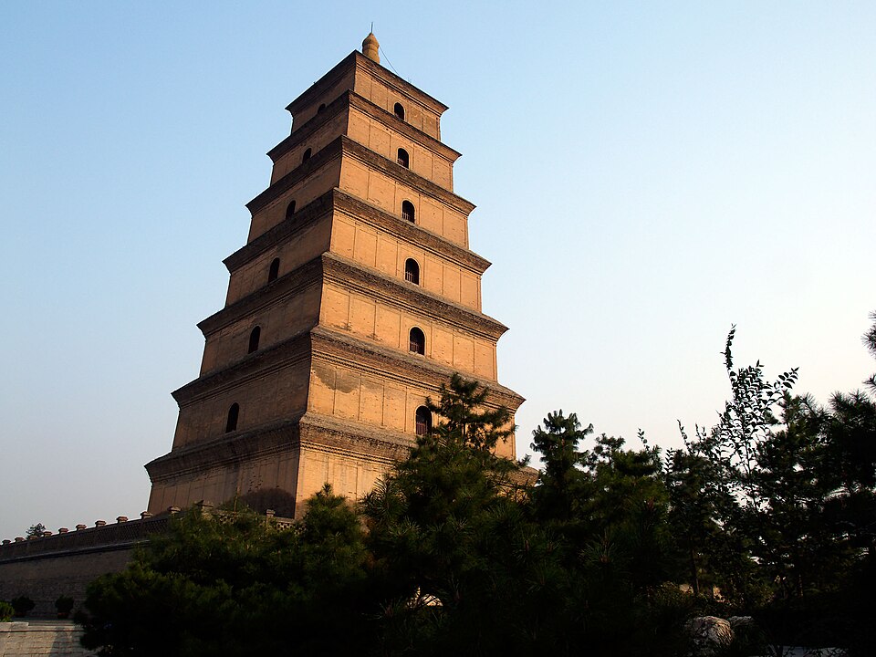Ponto Turístico Grande Pagoda do Ganso Selvagem em Xi'an