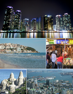 Ponto Turístico Praia de Gwangalli em Busan