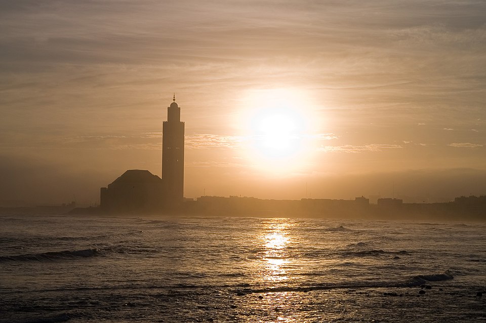 Ponto Turístico Mesquita Hassan II em Casablanca