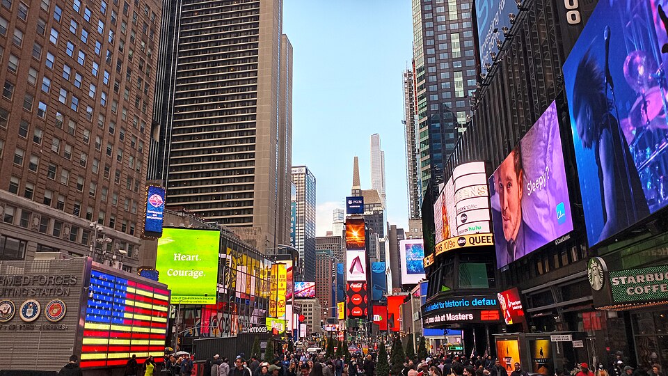Ponto Turístico Times Square em Nova York