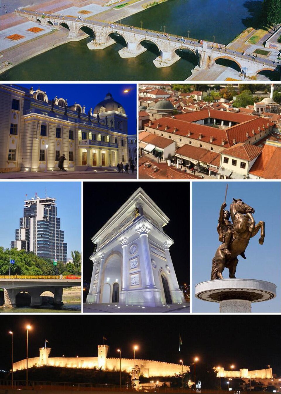 Ponto Turístico Arqueológico Museu da Macedônia em Skopje