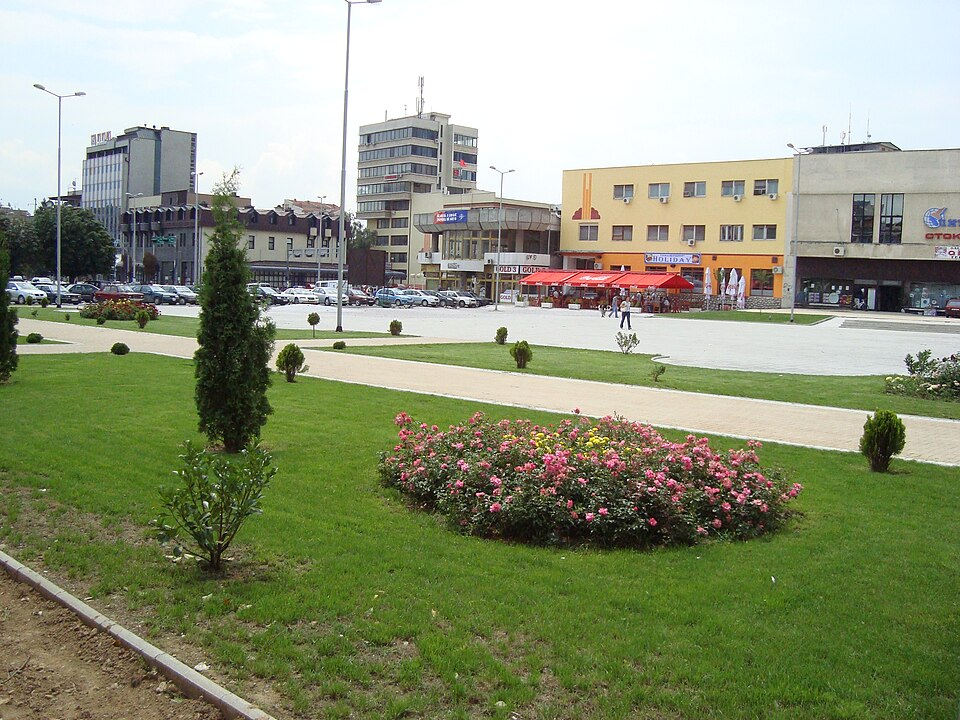 Ponto Turístico Rio Pena (Calçadão Quay) em Tetovo