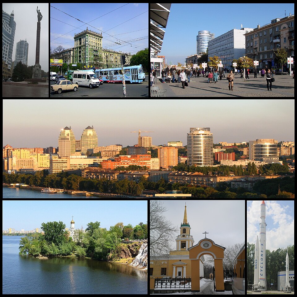 Ponto Turístico Ilha Monastyrsky em Dnipro