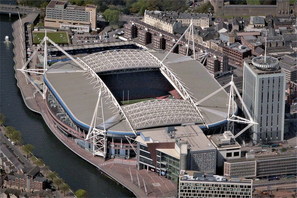 Ponto Turístico Estádio Principality (Millennium Stadium) em Cardiff