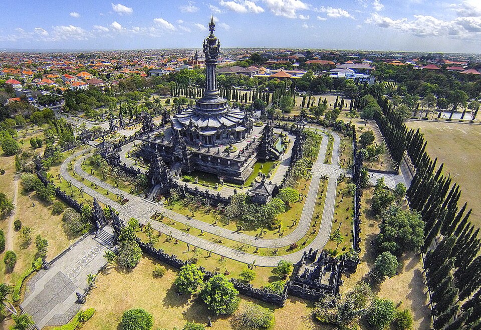 Ponto Turístico Templo Pura Maospahit em Denpasar