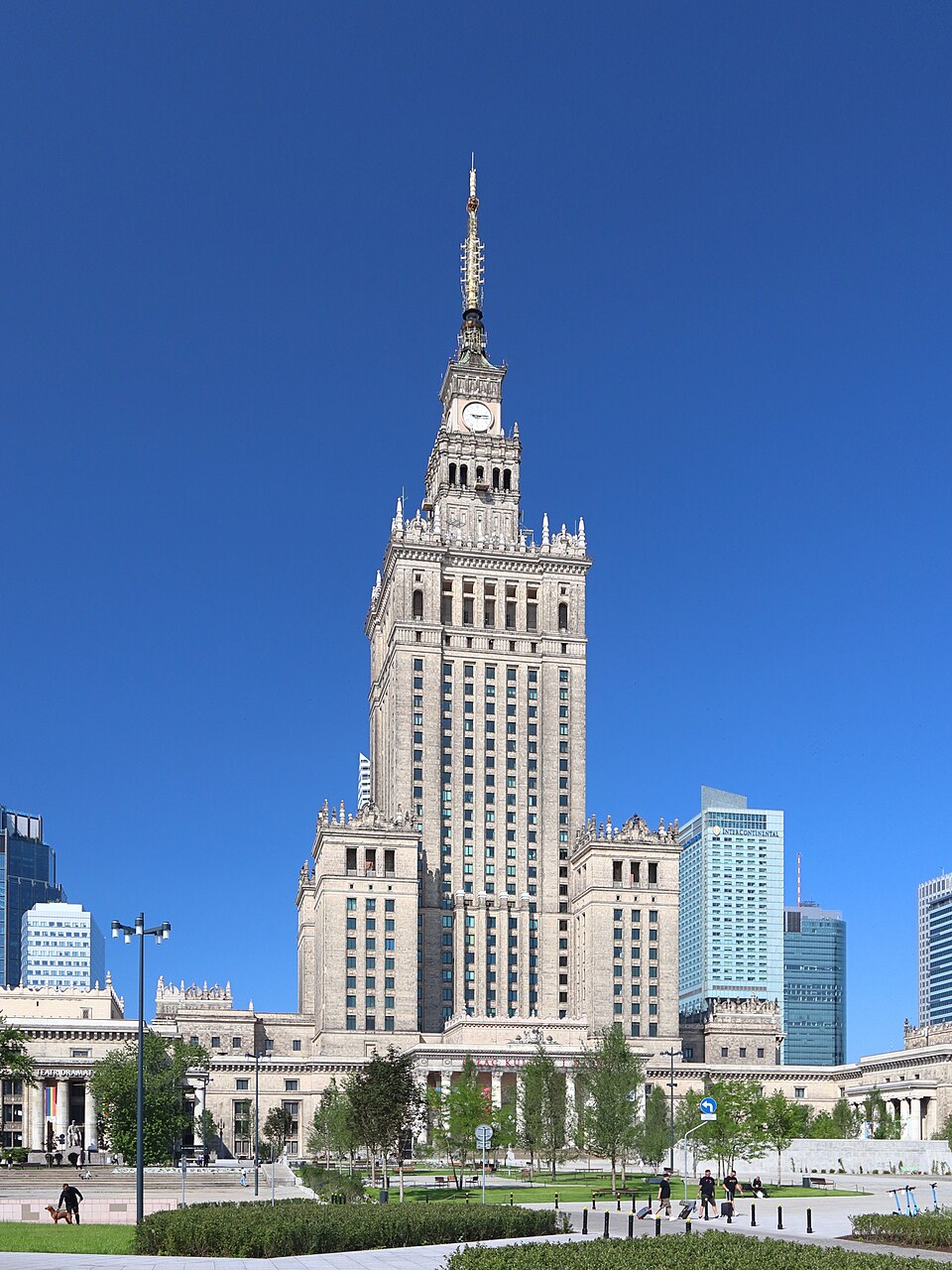 Ponto Turístico Palácio da Cultura e Ciência (PKiN) em Varsóvia