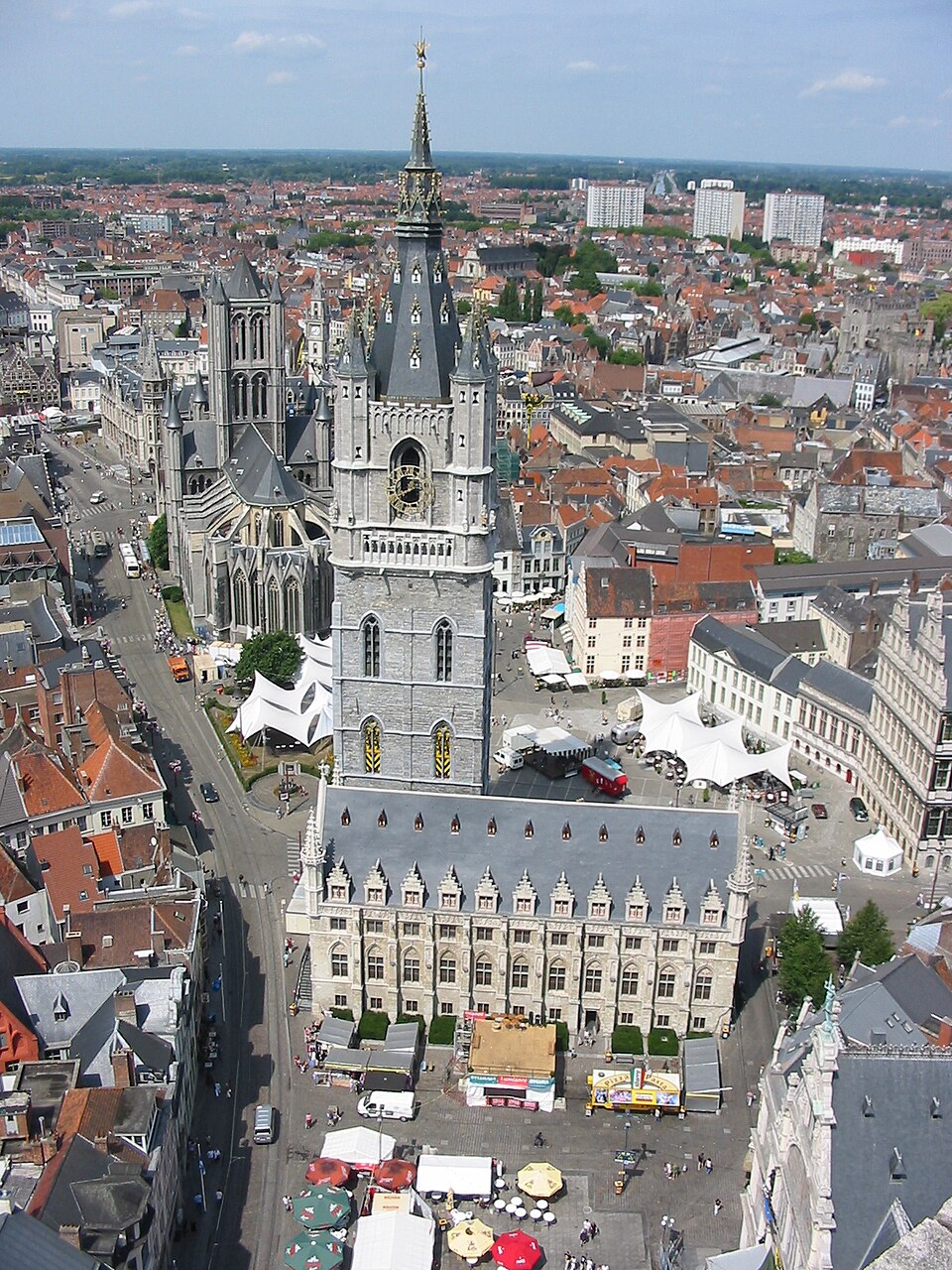 Ponto Turístico Abadia de São Pedro (Sint-Pietersabdij) em Gante