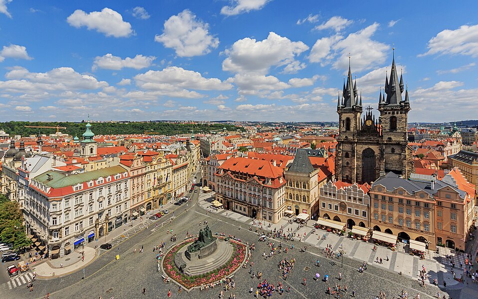 Ponto Turístico Praça da Cidade Velha (Staroměstské Náměstí) em Praga
