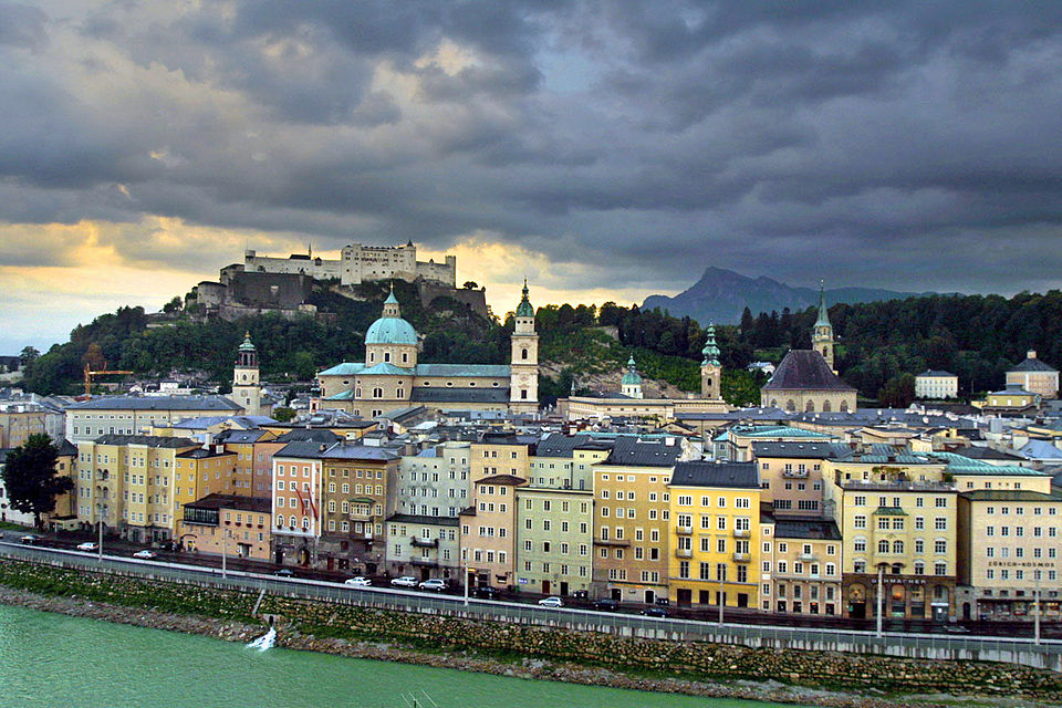 Ponto Turístico Palácio de Hellbrunn (Schloss Hellbrunn) em Salzburgo
