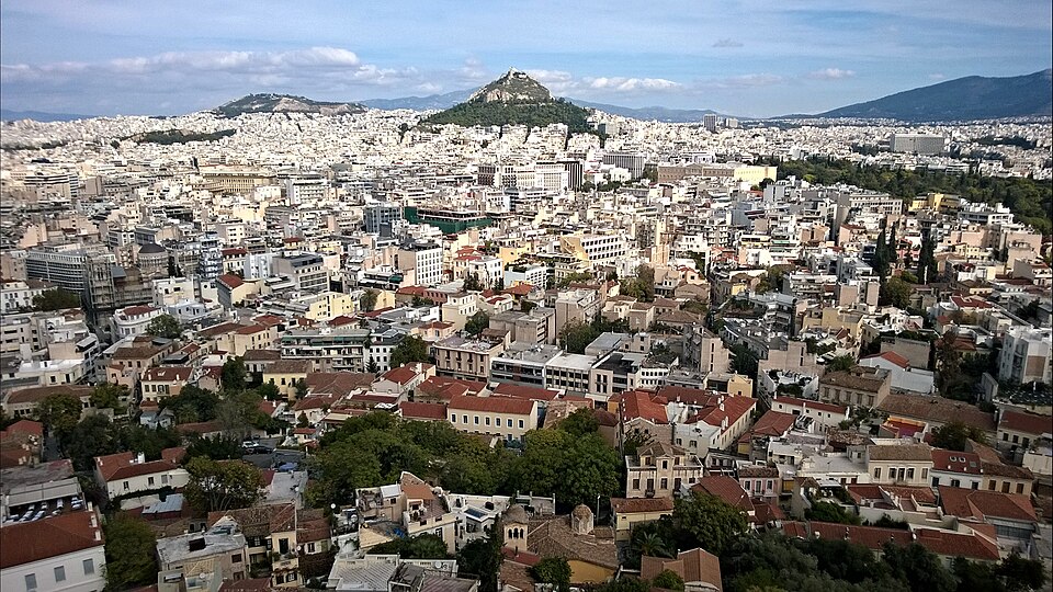 Ponto Turístico Monte Licabeto (Lykavittos) em Atenas