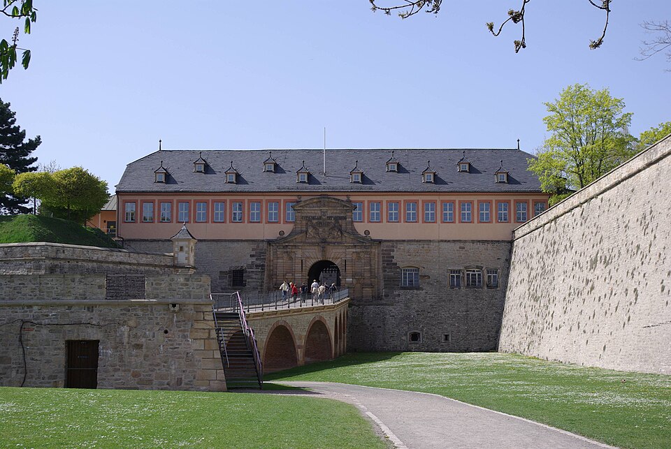 Ponto Turístico Cidadela de Petersberg (Zitadelle Petersberg) em Erfurt