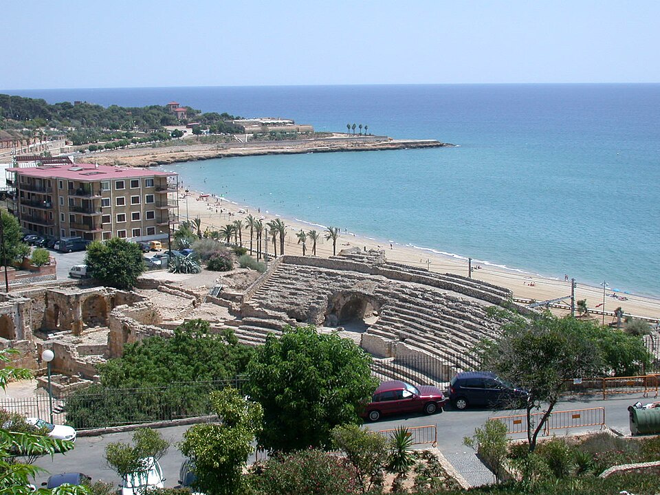 Ponto Turístico Circo Romano de Tarragona e a Torre em Tarragona