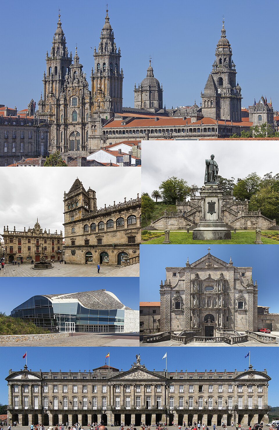 Ponto Turístico Hostal dos Reis Católicos (Parador de Santiago) em Santiago de Compostela