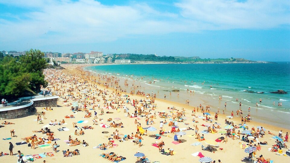 Ponto Turístico Praia de El Sardinero em Santander