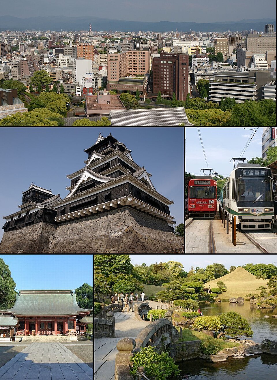 Ponto Turístico Jardim Suizenji Jojuen em Kumamoto