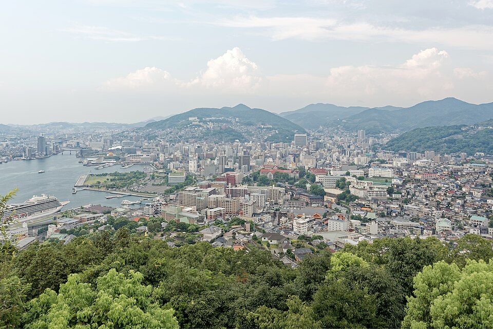 Ponto Turístico Dejima em Nagasaki