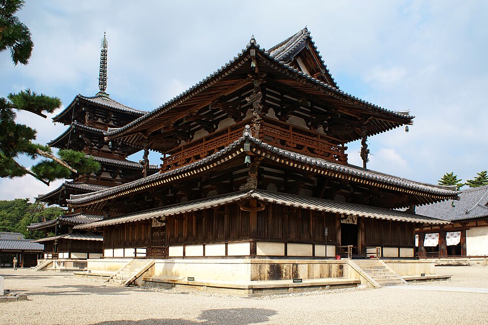 Ponto Turístico Templo Horyu-ji em Nara