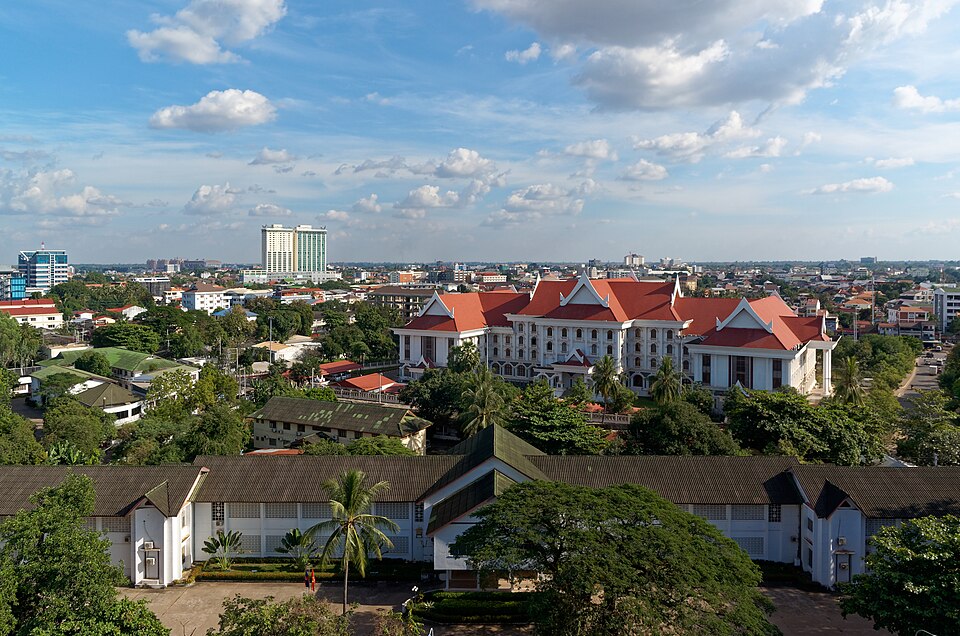 Ponto Turístico Wat Si Muang em Vientiane