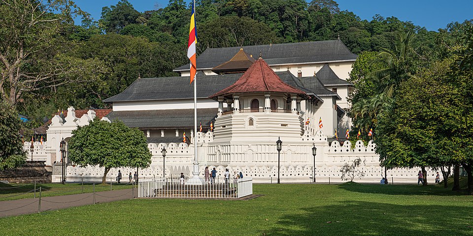 Ponto Turístico Templo do Dente de Buda (Sri Dalada Maligawa) em Kandy