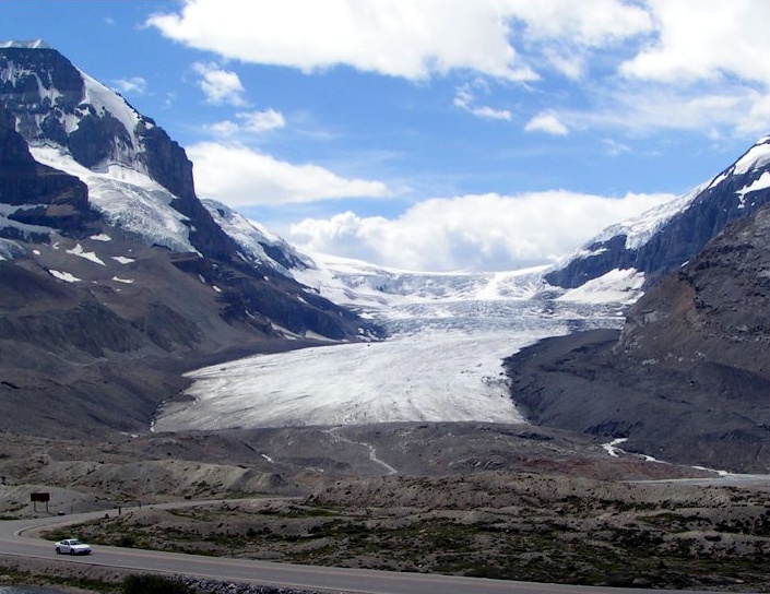 Ponto Turístico Glaciar de Athabasca (Columbia Icefield - Arredores) em Jasper
