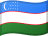 Bandeira Oficial de Uzbequistão